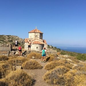 Agia Marina Aegina village and chapel
